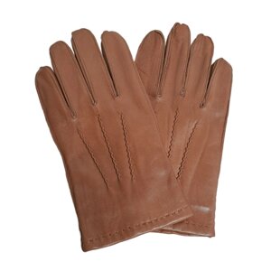 Перчатки мужские, кожа натуральная, подкладка шерсть, размер 10,5