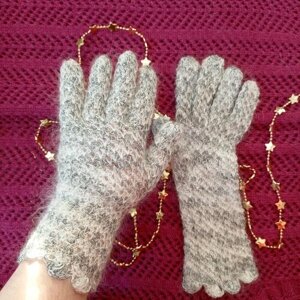 Перчатки Орчанка, размер 7-9, серый