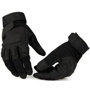 Перчатки , регулируемые манжеты, размер XL, черный