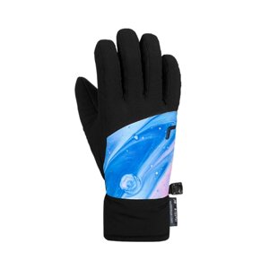 Перчатки Reusch, размер 6, голубой, черный
