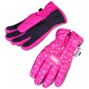 Перчатки TuTu зимние, размер 17(11-12), розовый
