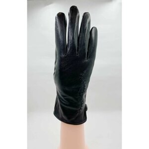 Перчатки зимние, натуральная кожа, водонепроницаемые, водительские, сенсорные, быстросохнущие, размер 7, черный