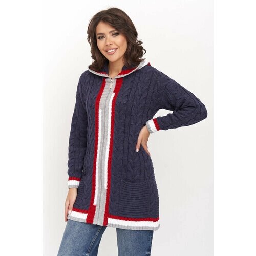 Пиджак Текстильная Мануфактура, размер 42/44, синий