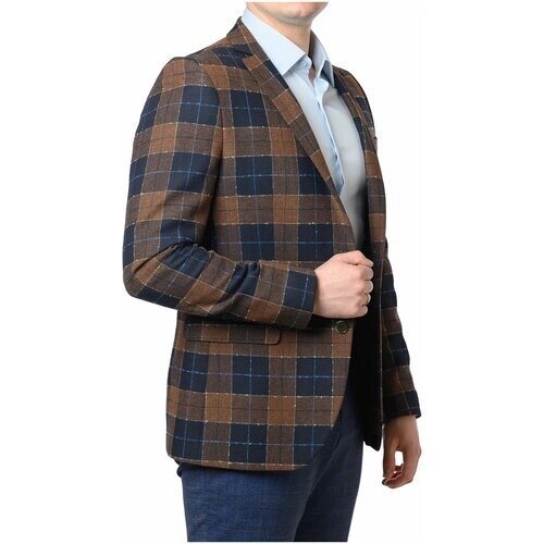 Пиджак Van Cliff, размер 54/188, коричневый