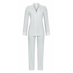 Пижама RINGELLA, брюки, рубашка, длинный рукав, без карманов, трикотажная, размер 50, серый