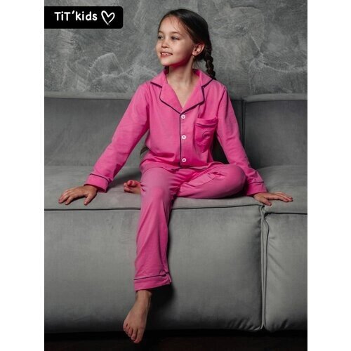 Пижама TIT'kids, размер 92, розовый