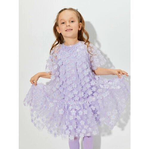 Платье Acoola, размер 104, фиолетовый