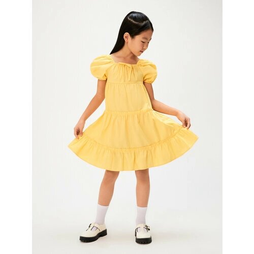 Платье Acoola, размер 146, желтый