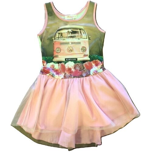 Платье Babylon fashion, размер 116, розовый