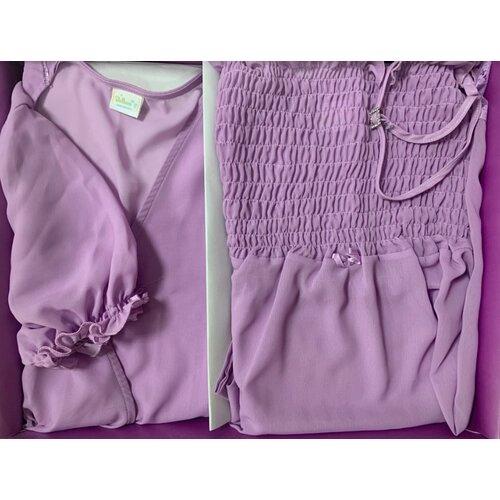 Платье DiBen, размер 48, фиолетовый