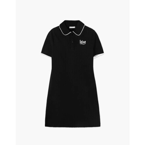 Платье Gloria Jeans, размер 8-10л/134-140, черный