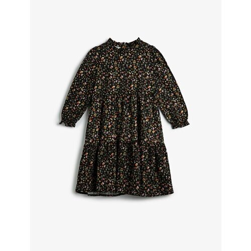 Платье KOTON, размер 5-6 лет, черный