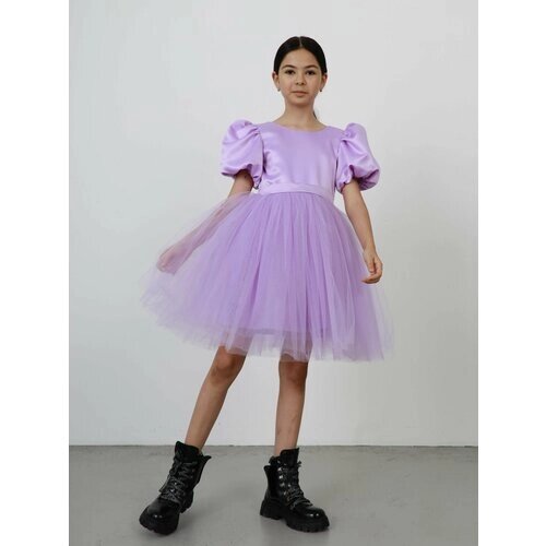 Платье KROLLY, размер 122-128, фиолетовый