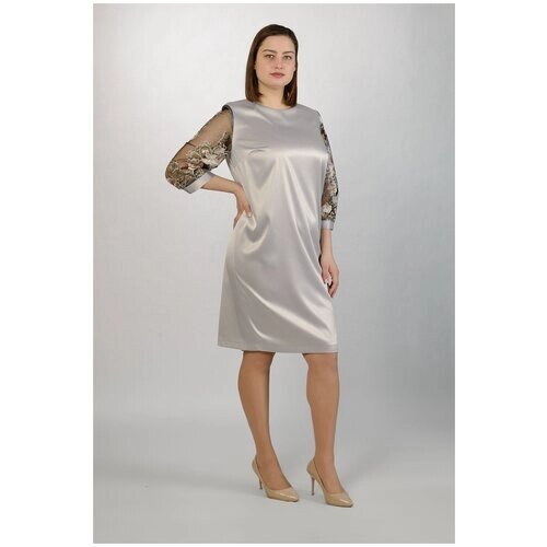 Платье Mila Bezgerts, размер 48, серый