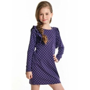 Платье Mini Maxi, размер 104, синий, фиолетовый