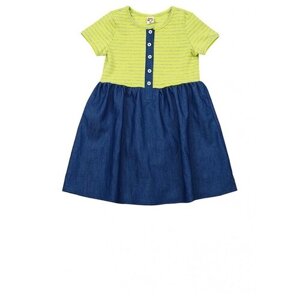 Платье Mini Maxi, размер 98, зеленый, синий