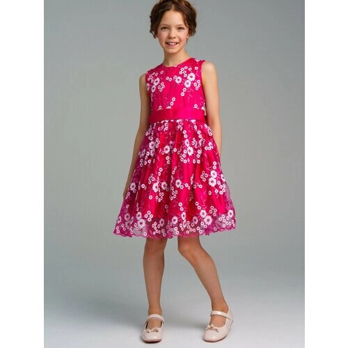 Платье playToday, размер 146, розовый