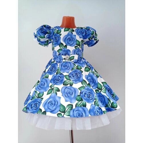 Платье, размер 36, голубой