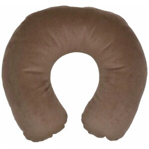 Подушка для шеи A&P Групп, анатомическая, гипоаллергенная, коричневый