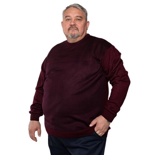 Пуловер Turhan, размер 4 XL, бордовый