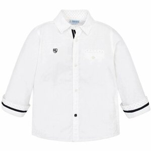 Рубашка Mayoral, размер 134, белый