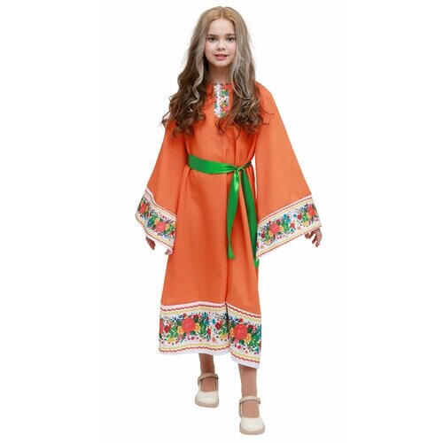 Русский народный костюм для девочки рубаха платье