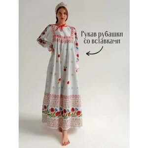 Русский народный костюм Женский сарафан и рубашка