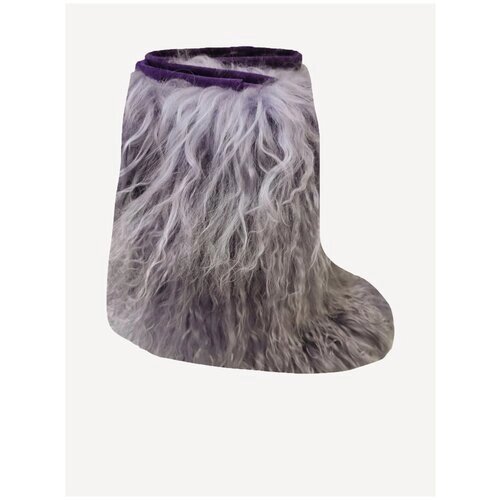 Сапоги зимние, натуральный мех, нескользящая подошва, размер 31, фиолетовый