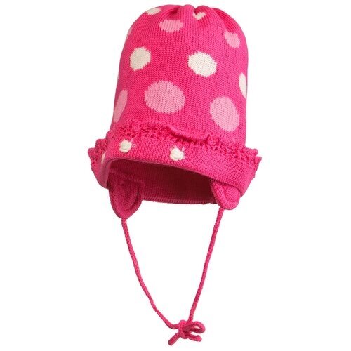 Шапка KERRY для девочек демисезонная, хлопок, размер 48, розовый
