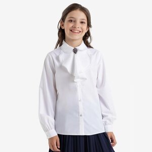 Школьная блуза Kapika, размер 146, белый