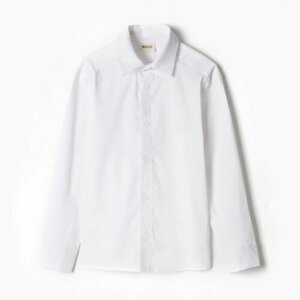 Школьная рубашка Minaku, размер 36, белый