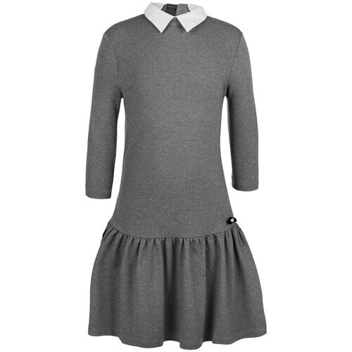 Школьное платье Gulliver, размер 170, серый