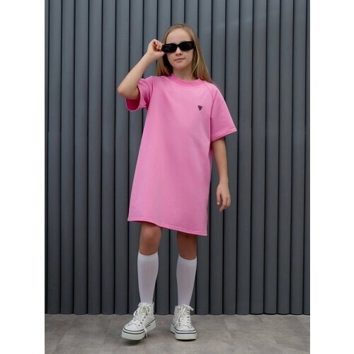 Школьное платье Sherysheff, размер 158, розовый