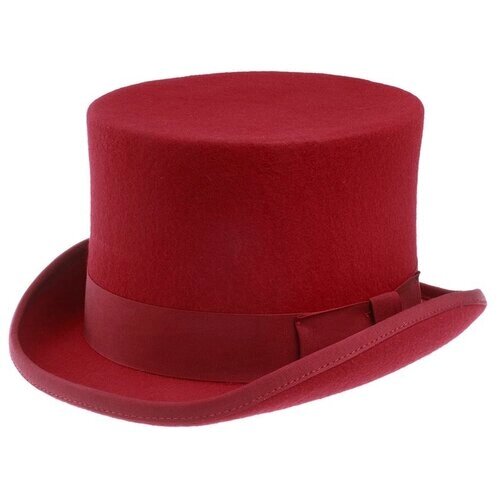 Шляпа Christys, размер 55, красный