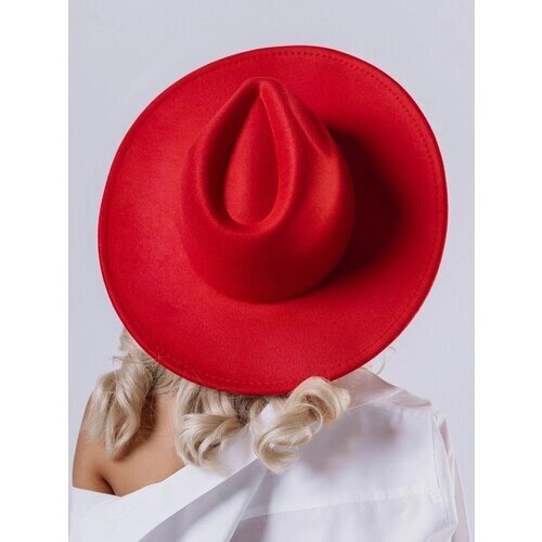 Шляпа , размер 56, красный