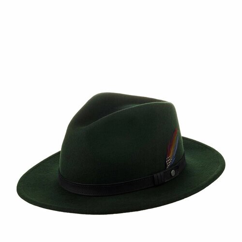 Шляпа STETSON, размер 57, зеленый