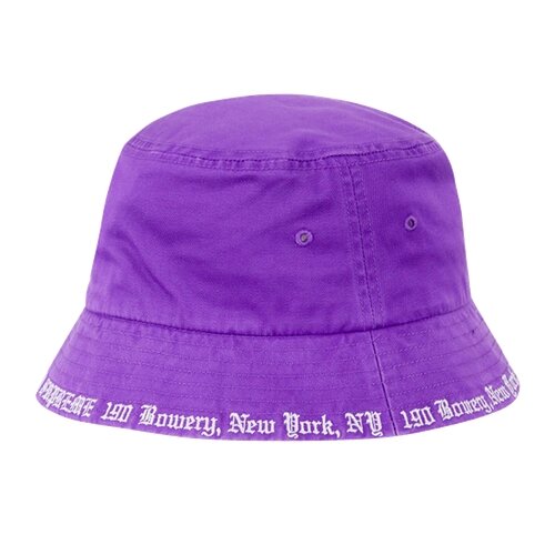 Шляпа Supreme Embroidered Brim Crusher, размер M/L, фиолетовый
