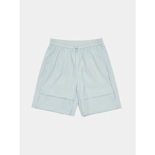 Шорты AMOMENTO Nylon Banding Pocket Shorts, размер M, голубой