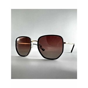 Солнцезащитные очки 1802_8, коричневый
