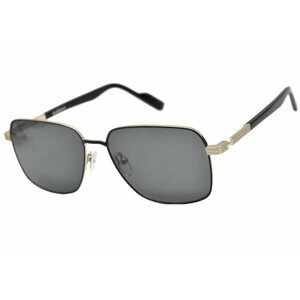 Солнцезащитные очки Baldinini, прямоугольные, оправа: металл, с защитой от УФ, для мужчин, золотой