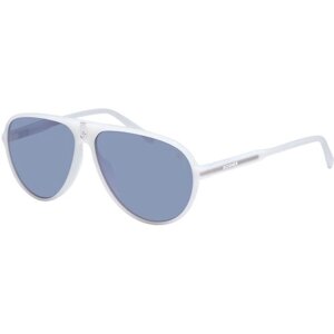 Солнцезащитные очки Bogner, авиаторы, оправа: пластик, белый
