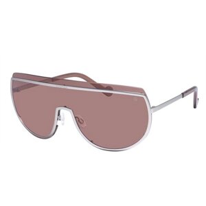 Солнцезащитные очки Bogner, монолинза, оправа: металл, спортивные, серебряный