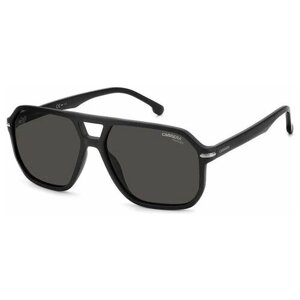 Солнцезащитные очки CARRERA, прямоугольные, поляризационные, с защитой от УФ, для мужчин, черный