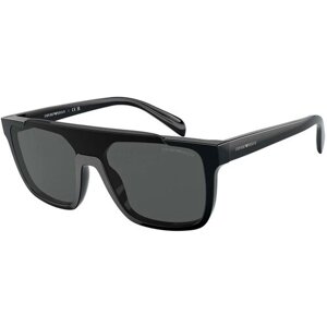 Солнцезащитные очки EMPORIO ARMANI EA 4193 501787, черный, бесцветный