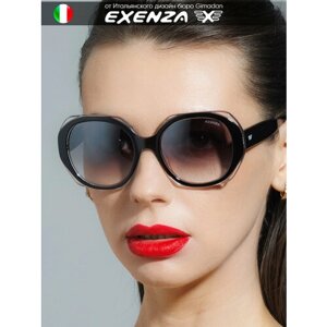 Солнцезащитные очки Exenza, синий, черный