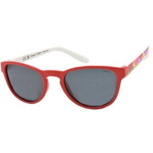 Солнцезащитные очки Invu, вайфареры, оправа: пластик, ударопрочные, с защитой от УФ, поляризационные, для женщин, красный