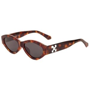 Солнцезащитные очки Kaizi, вайфареры, оправа: пластик, для женщин, коричневый