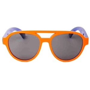 Солнцезащитные очки Keluona, авиаторы, оправа: пластик, поляризационные, синий