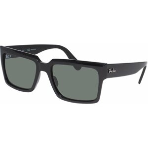 Солнцезащитные очки Luxottica, прямоугольные, оправа: пластик, с защитой от УФ, черный