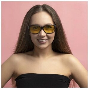 Солнцезащитные очки Мастер К., овальные, оправа: пластик, поляризационные, для мужчин, черный
